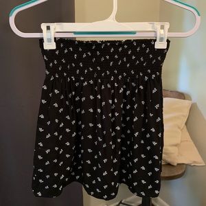 High Waisted Floral Skirt